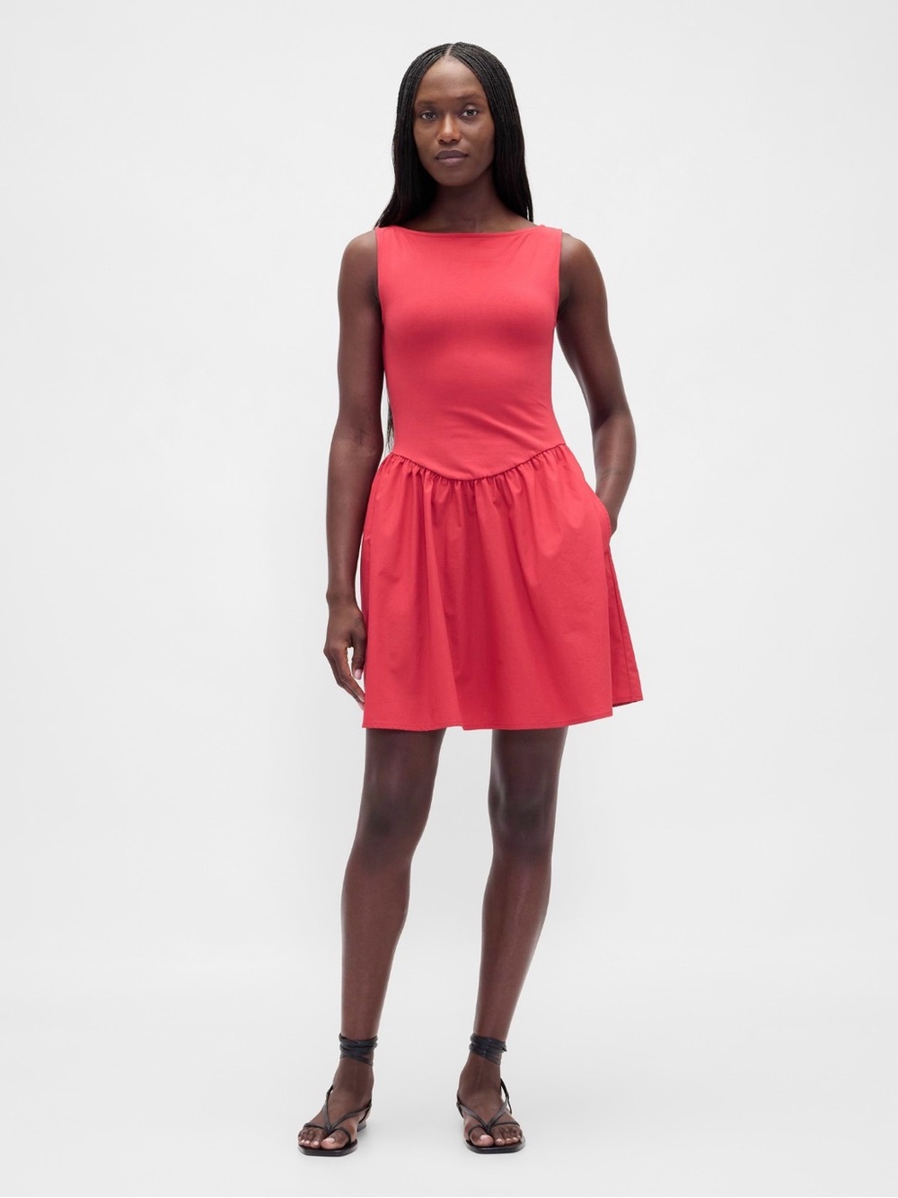 GAP Sleeveless Red Mini Dress